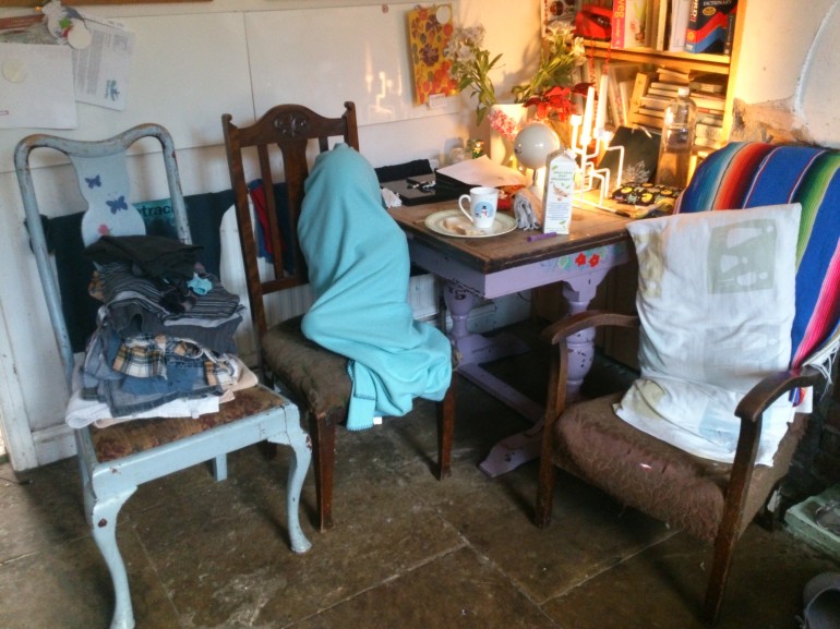 Helen Sargeant ©, Laundry Pile, Naoise, A Pillow, Digital Photograph, December 2013