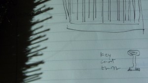 Key can't turn, notes, 2014