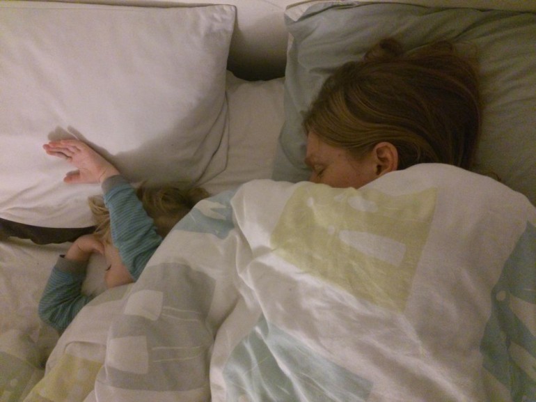Me and Naoise Sleeping 15/10/13