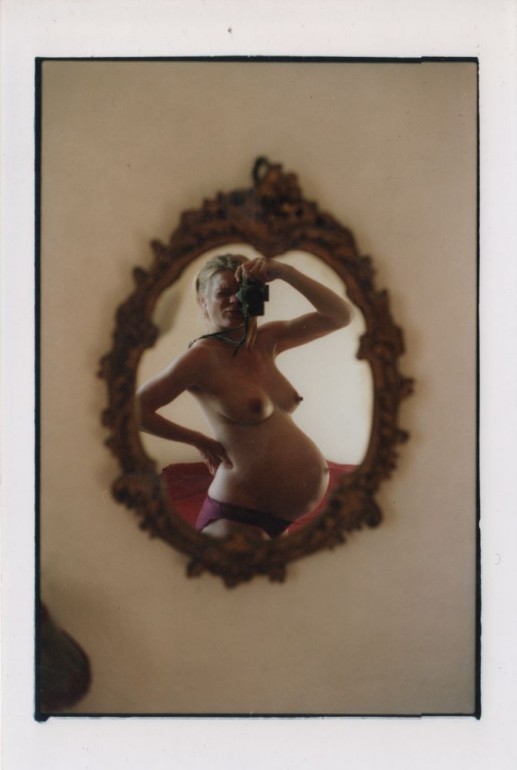 Helen Sargeant ©, Six months pregnant with Sydney, London 2001, Photograph