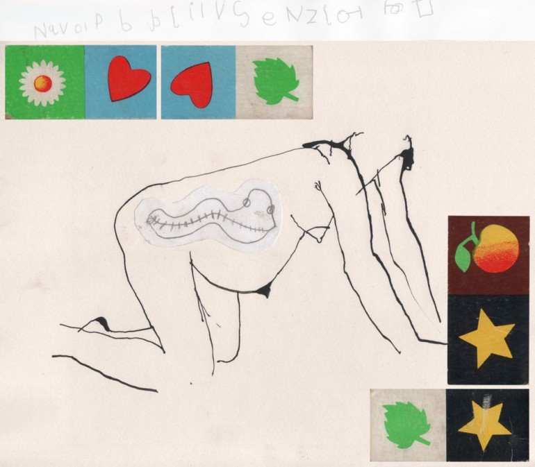 Helen Sargeant ©, Pregnant Dominoes, Digital Collage, 12/12/13